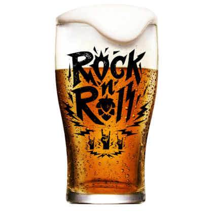 Copo de Cerveja Rock n Roll 473ml