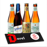 Kit 4 Cervejas Belgas + Bar Mat Duvel