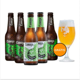 Kit Degustação 5 Cervejas Coruja + Taça Grátis