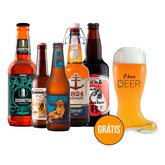 Kit explorador 5 cervejas especiais + Copo Bota Bierstiefel